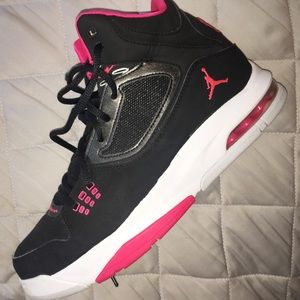 PINK AIR JORDAN FLIGHT SNEAKERS